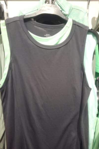 Koszulka bez rękawów czarna/zielona